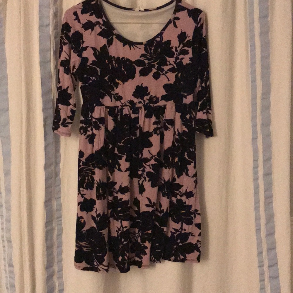 NWOT Pink Blush Maternity Floral Tunic Dress